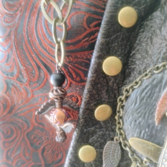 Handmade Steampunk Airplane Aviator Bag - Picture 3 of 10